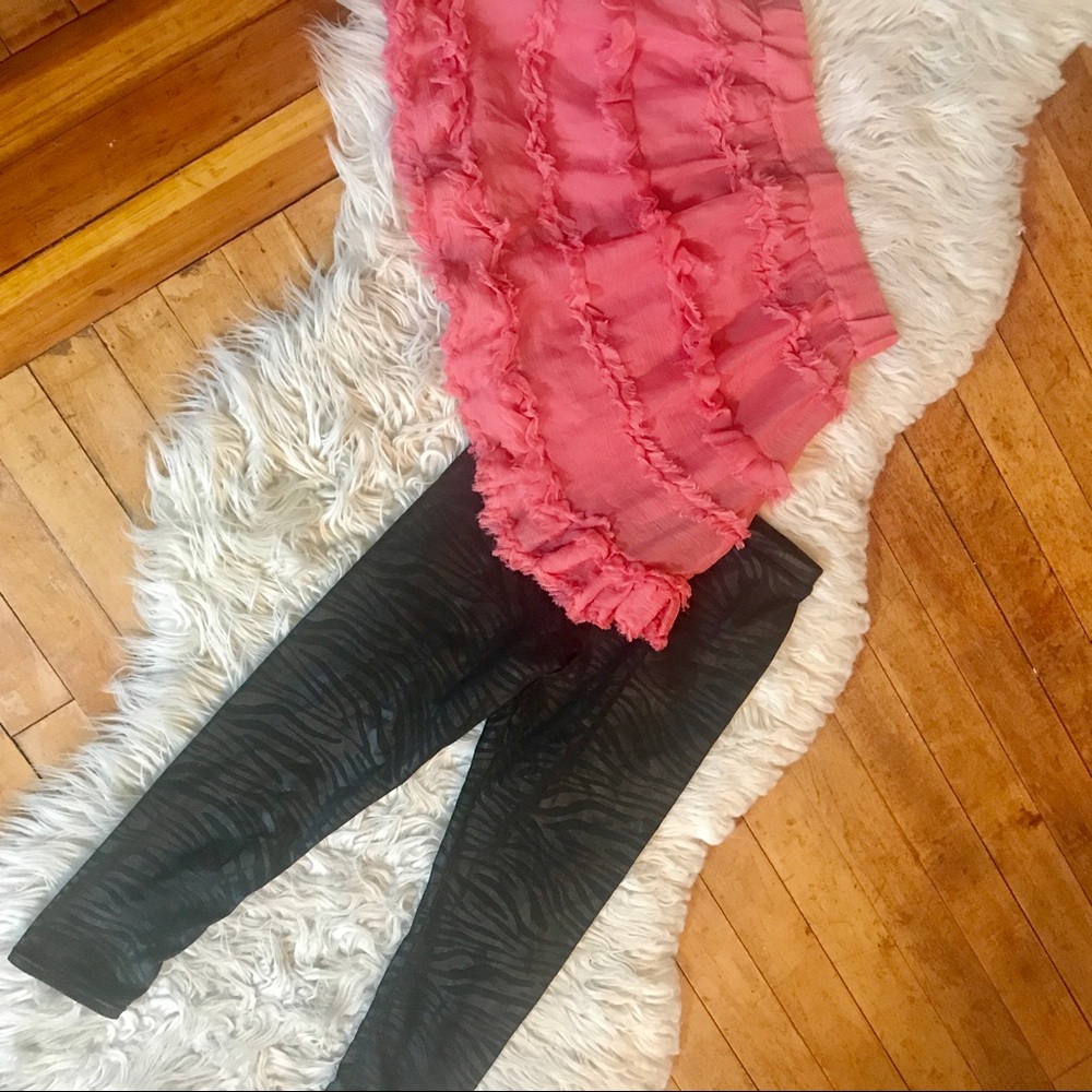 BOGO! GapKids Pink Ruffle Skirt & Leggings
